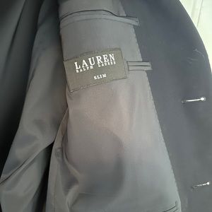 Ralph Lauren navy slim suit top 42S